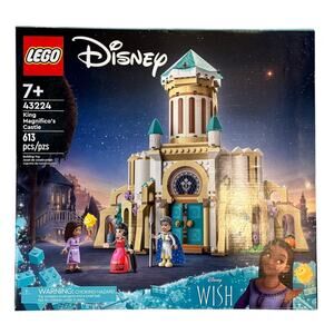 LEGO Disney Wish: King Magnifico's Castle‎ 43224 Building Toy Set, Collectible